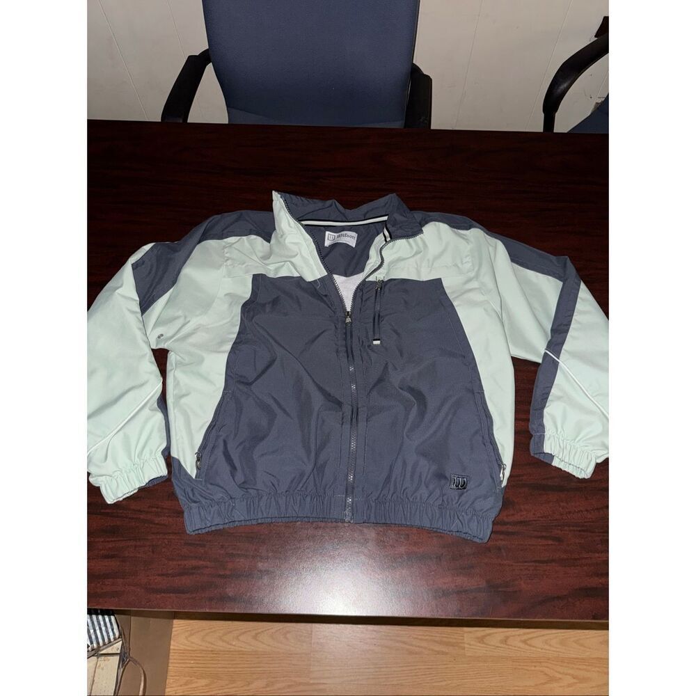 Wilson Full Zip Windbreaker Jacket Size Small